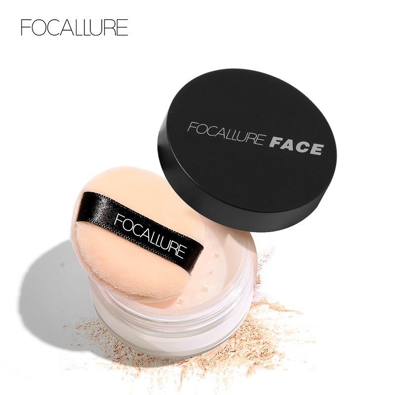 Focallure แป้งฝุ่นควบคุมความมันมี 3 สี