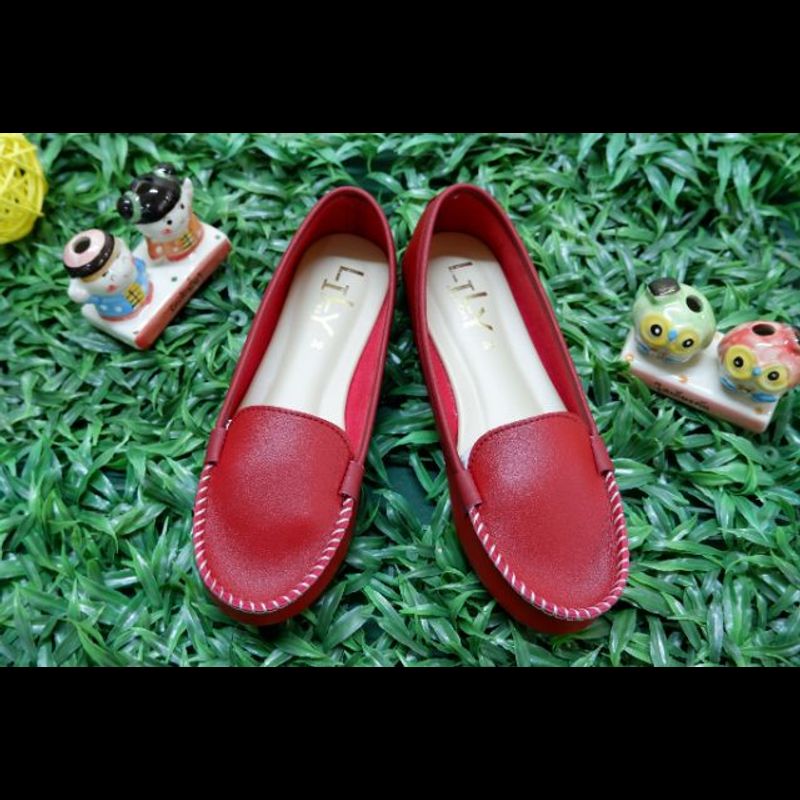 Lily Shoes รองเท้าคัทชู แบบหน้าเรียบ ไซส์ 36-40