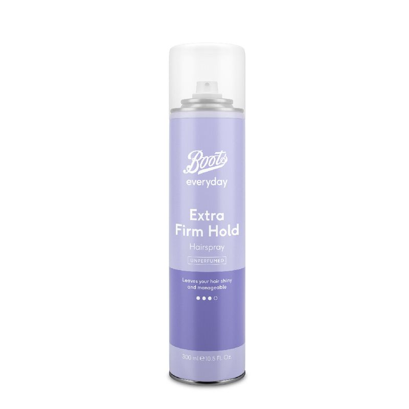 Boots Extra Firm Hold Hairspray Unperfumed 300Ml บู๊ทส์ เอ็กตร้า เฟิร์ม โฮลด์ แฮร์สเปรย์ อันเพอร์ฟูม 300 มล.