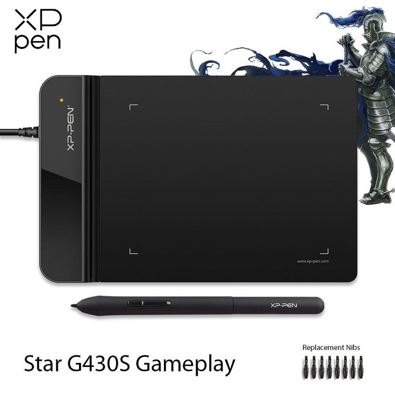 【จัดส่งฟรี】XPPen StarG430S 4x3นิ้วพกพาได้บางเฉียบ OSU! แท็บเล็ตวาดรูปดิจิตอลแท็บเล็ตแท็บเล็ตวาดรูปดิจิตอลสไตลัสไร้แบตเตอรี่8192 Windows Android Mac และ Chromebook