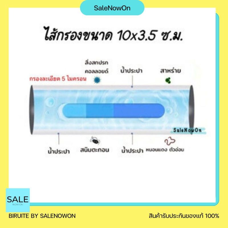 ชุดกรองก๊อกน้ำ (รุ่นไส้10ซม)  กรองน้ำฝักบัว เครื่องกรองน้ำฝักบัว รุ่นถอดเปลี่ยนไส้กรองได้