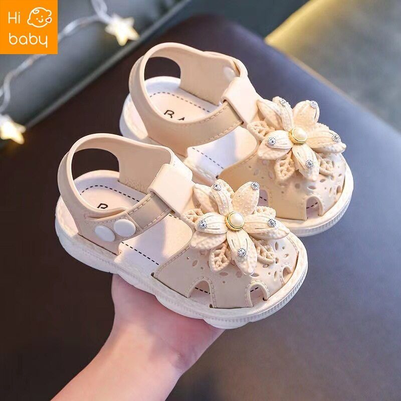 Girls sandals summer children Baotou soft bottom new little girl princess shoes baby toddler shoes