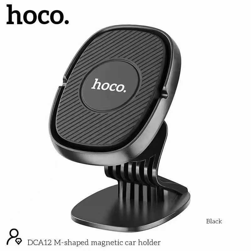 Hoco DCA12 M-Shaped magnetic.Csr Holder ที่วางโทรศัพท์มือถือในรถยนต์ติดคอนโซลรถ แบบแม่เหล็ก .