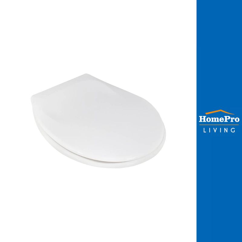 HomePro ฝารองนั่งพลาสติก MOYA 14398 สีขาว แบรนด์ MOYA