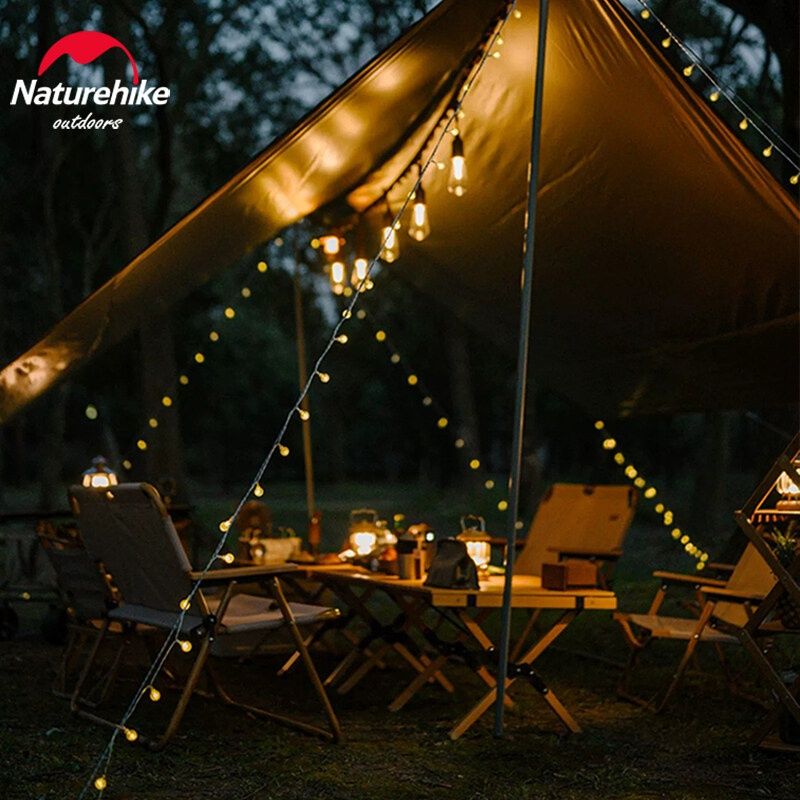 Naturehike สายไฟ led กันน้ํา สําหรับตกแต่งเต็นท์ ตั้งแคมป์ กลางแจ้ง