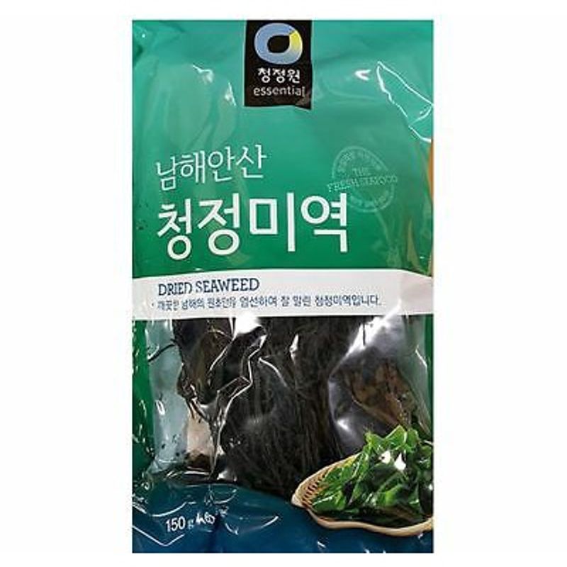 Chungjungone Seaweed สาหร่ายวากาเมะ วากาเมะอบแห้ง (미역-miyek) 200g ใช้ทำเมนู ซุปสาหร่าย ซุปมิโซะ ยำสาหร่ายเกาหลี ชาบู