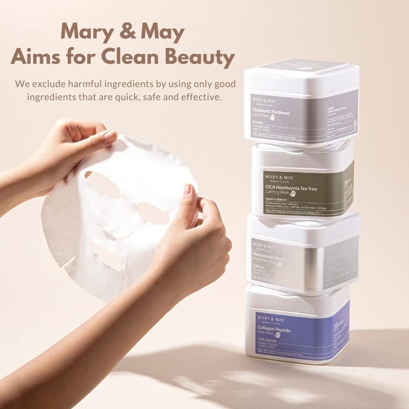 《🇰🇷พร้อมส่ง EXP 20/10/24》MARY&MAY Mask Sheet (30pcs)