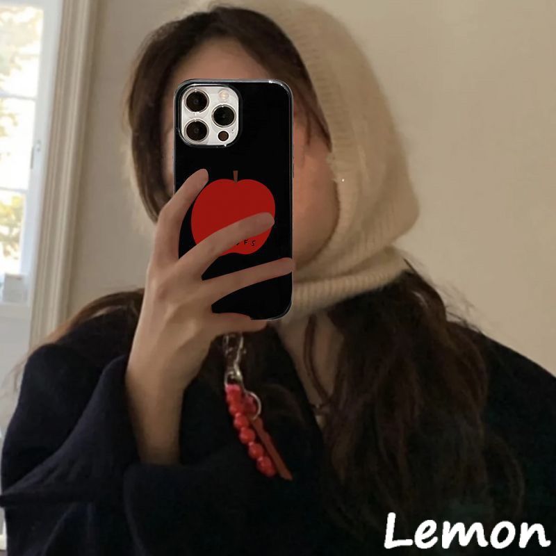 [Lemon] เคสโทรศัพท์มือถือ ลายบล็อกเกอร์ มะนาว แวววาว สไตล์เกาหลี สําหรับ Apple 14pro 14promax 13 13pro 13promax 11 12 12pro 12promax XR XSMAX 7P 8P MINI