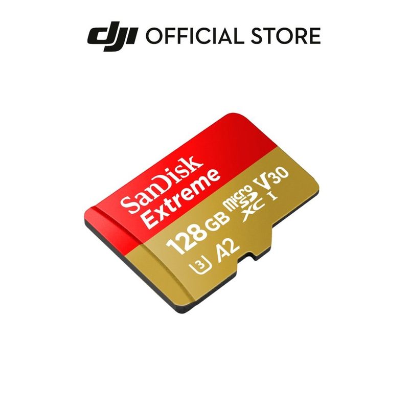 SanDisk Extreme microSDXC UHS-I A2 64/128/256GB ความเร็วสูงสุด อ่าน160MB/s เขียน 60MB/s  กันการกระแทก ทนอุณหภูมิ กันน้ำ