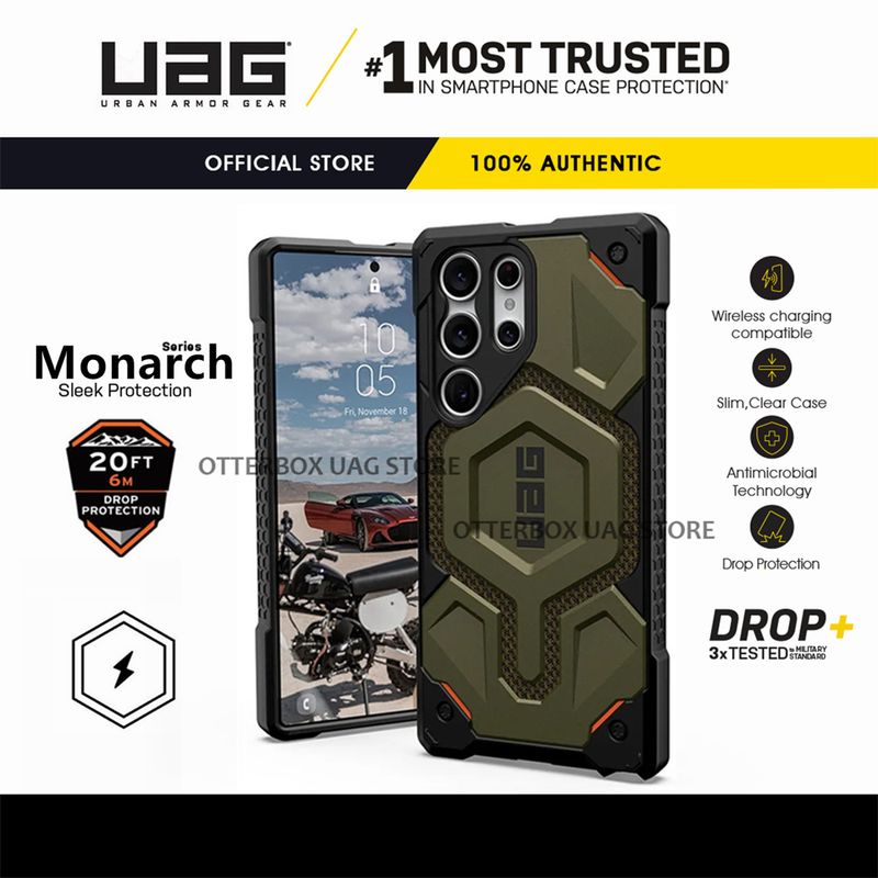 เคส UAG รุ่น Monarch Pro Kevlar with MagSafe Series - Samsung Galaxy S23 S24 Ultra / Galaxy S23 S24+ Plus / Galaxy S23 S24