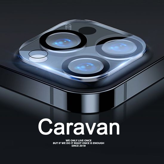 8# (2ชิ้น) Caravan Crew ฟิล์มเลนส์กล้อง iPhone 15 14 13 7 8 Plus X XS 11 PRO MAX SE 2020 12 Mini ฟิล์มกล้อง เลนส์กล้อง