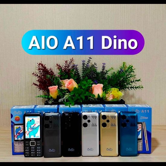 inovo โทรศัพท์ปุ่มกด A11 Dino ระบบ Dual SIM (2 ซิม) จอกว้าง 3.9 นิ้ว รองรับ 3G/4G พร้อมประกันศูนย์ 1 ปี