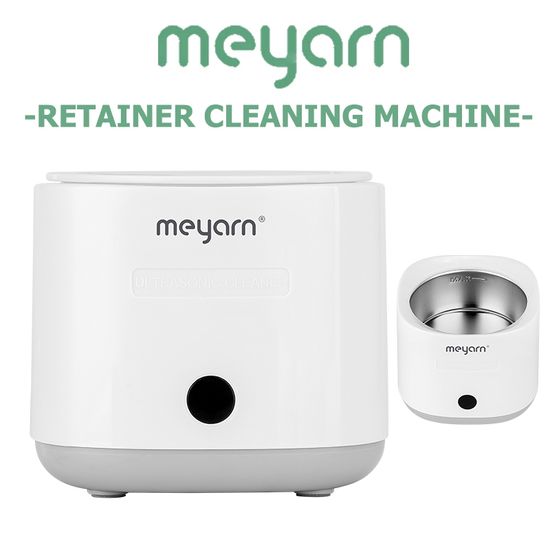 MEYARN  อุปกรณ์จัดฟันปลอม เครื่องทําความสะอาดฟัน | 43000hz อุปกรณ์ช่องปากอัลตราโซนิก เดซิเบลต่ํา