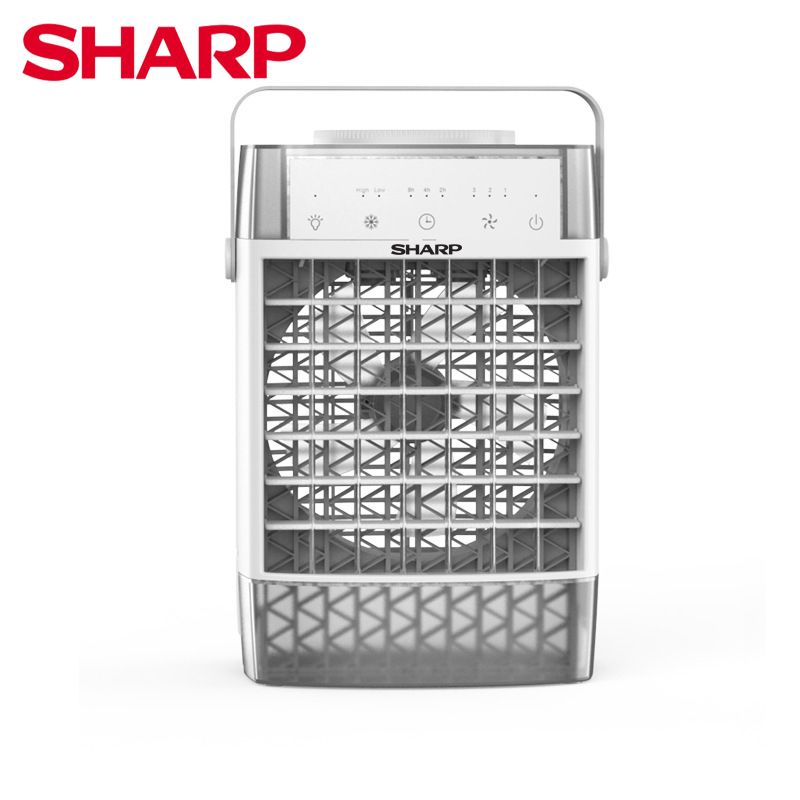 SHARP พัดลมไอเย็น พัดลมไอน้ำเย็น แอร์เคลื่อนที่ แอร์เครื่อนที่ พัดลมแอร์เย็น พัดลมไอเย็น 3 วินาทีเย็นอย่างเร็ว ลดลง10°Cแอร์เคลื่อนที่ เย็นอย่างรวดเร็ว3เกียร์ปรับ เครื่องทำความเย็นมินิ เครื่องทำความเย็น แอร์มินิ แอร์เคลื่อนที่ แอร์ตั้งโต๊ะขนาดเล็ก แอร์ม