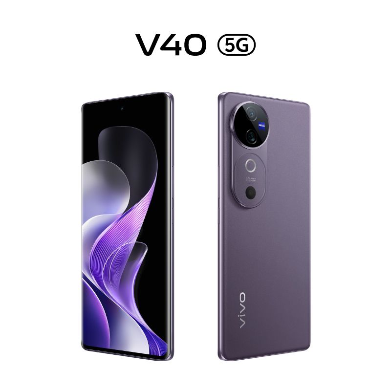 [New Arrival] vivo V40 (12+256/512) CPU : Snapdragon® 7 Gen 3 จอ 6.78 นิ้ว กล้องหน้า 50MP กล้องหลัง 50MP OIS ZIESS+50MP AF Ultra wide แบตเตอรี่ 5500 mAh ชาร์จไว 80W Flashcharge