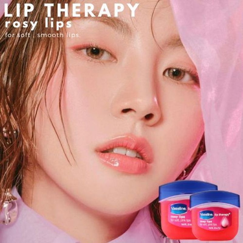 Vaseline Lip Therapy Rosy Lips Lip Balm วาสลีน ลิป เทอราพี ลิปบาล์มวาสลีนไซส์มินิ 7 g 0.25 oz