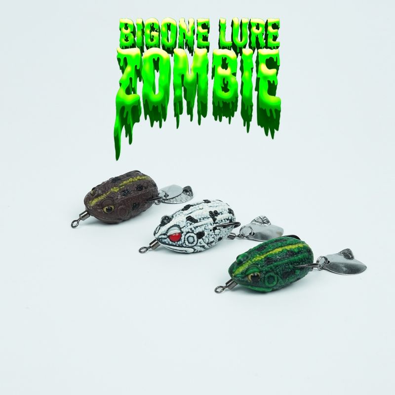 เหยื่อตกปลา อุปกรณ์ตกปลา กบยาง BIGONE LURE รุ่น Zombie