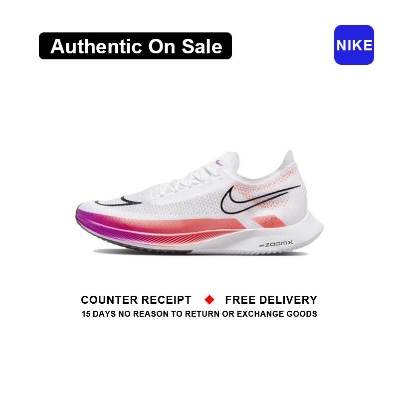 ใหม่และแท้ Nike Streakfly " White Red " รองเท้ากีฬา DJ6566 - 100 รับประกัน 1 ปี