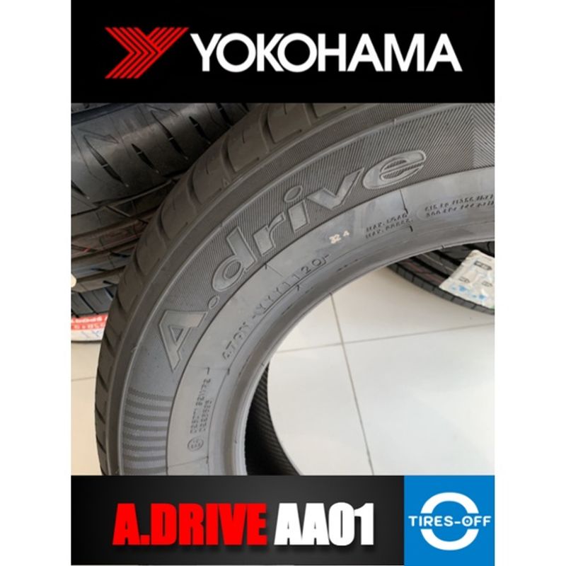 (ส่งฟรี) YOKOHAMA รุ่น A DRIVE AA01 (1เส้น) 195/55R15 , 195/60R15 195/65R15 ปี2023 มีรับประกันจากโรงงาน ยางรถยนต์