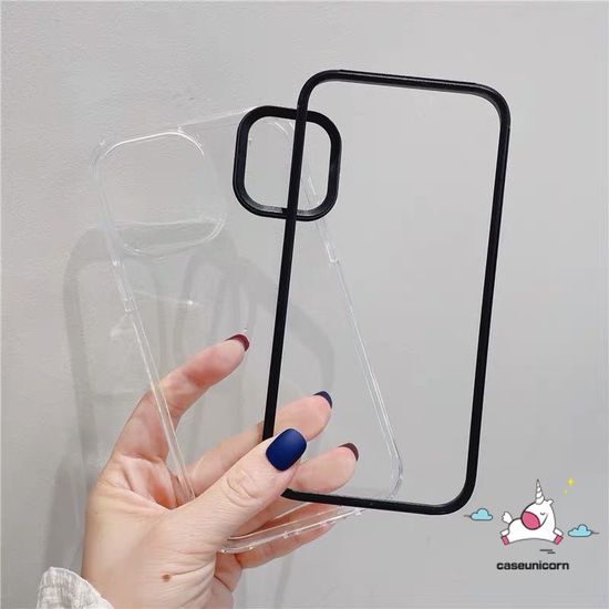 เคสโทรศัพท์มือถือแบบนิ่ม TPU ใส หนา กันกระแทก สีแคนดี้ เรียบง่าย หรูหรา 3 in 1 สําหรับ Samsung A12 A50 A50s A30s A32 A13 A53 A33 5G M12