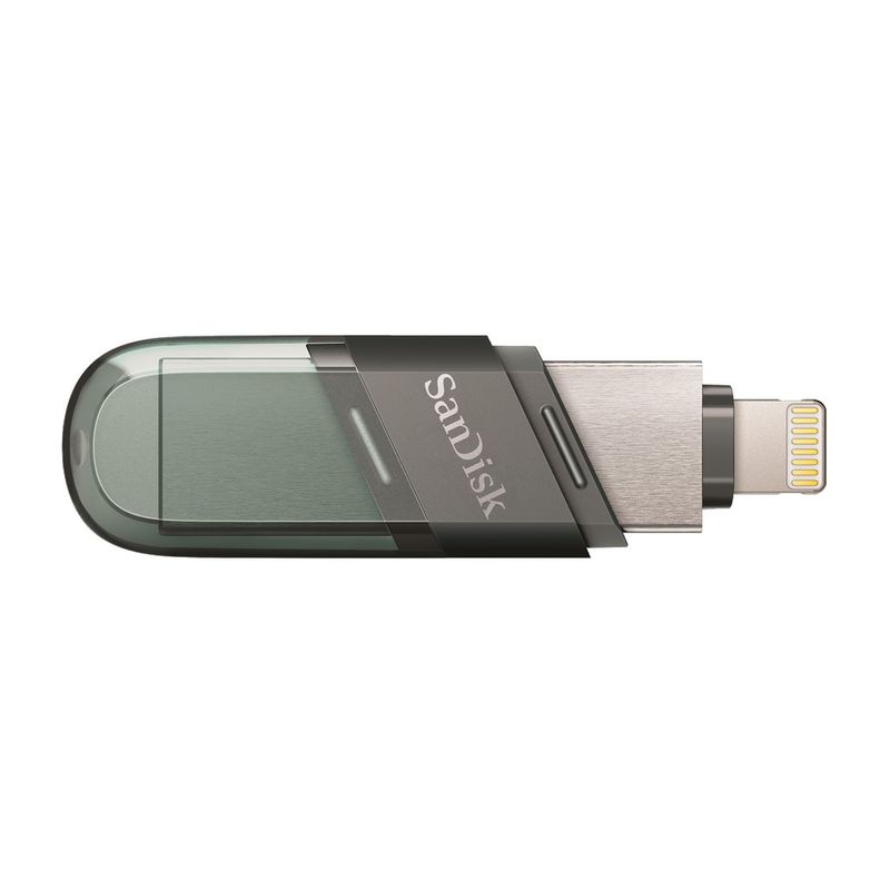 SanDisk iXpand Flash Drive Flip 128GB (SDIX90N-128G-GN6NE) แฟลชไดร์ฟใช้สำหรับ iPhone และ iPad