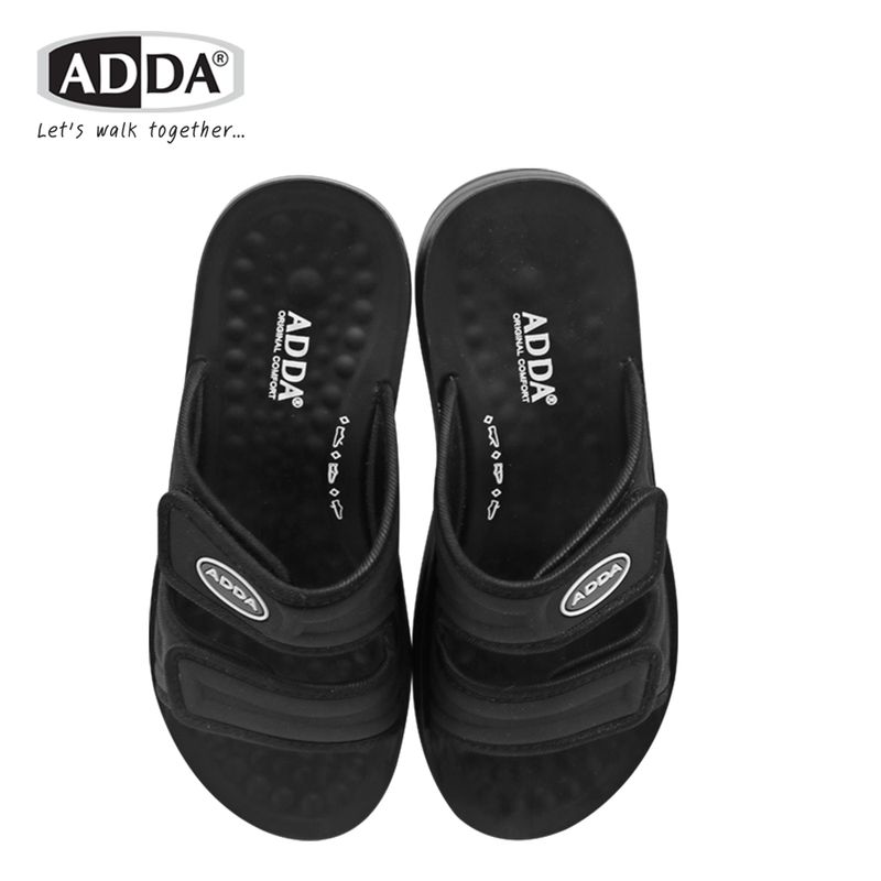 รองเท้าแตะ ผู้ชาย ADDA PU รุ่น 7MA03 (ไซส์ 39-43) ลำลองแบบสวมนุ่มเบาสบายปกป้องเท้าคุณ