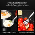 ช้อน&ส้อม เกาหลี แสตนเลส 1คู่-ยาว 21cm,ช้อน+ส้อม