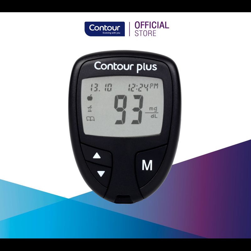 เครื่องตรวจน้ำตาลในเลือด คอนทัวร์ พลัส (Contour Plus Meter)