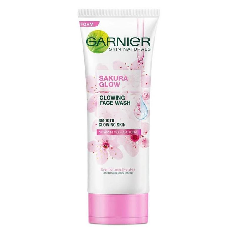 Garnier facial wash whip foam scrub 100 ml มีหลายตัวเลือก