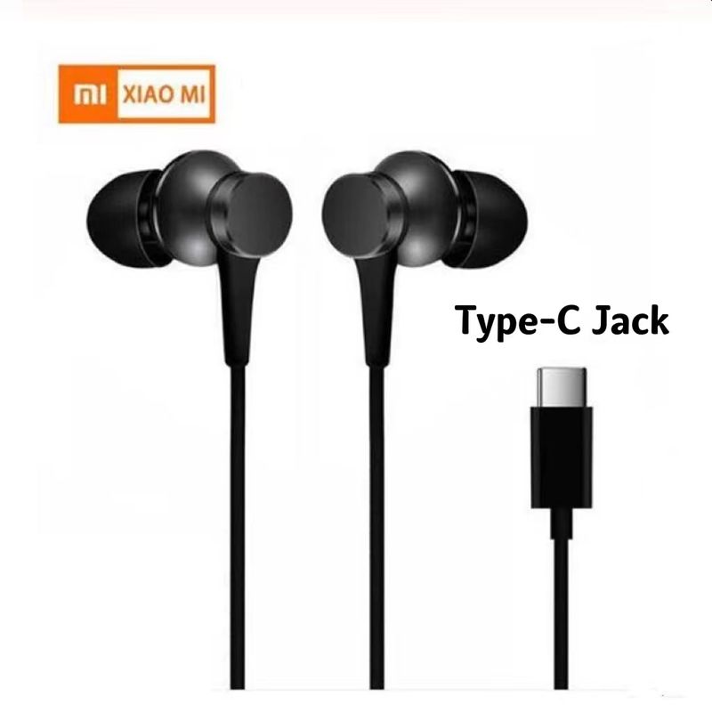 ต้นฉบับ Xiaomi Piston สดรุ่นหูฟัง3.5มม./ประเภท-C In-Ear หูฟังแบบมีสายพร้อมไมโครโฟนสำหรับ Xiaomi Poco X3 M2 M3 F2 Pro Mi 9 Lite Redmi หมายเหตุ8 10