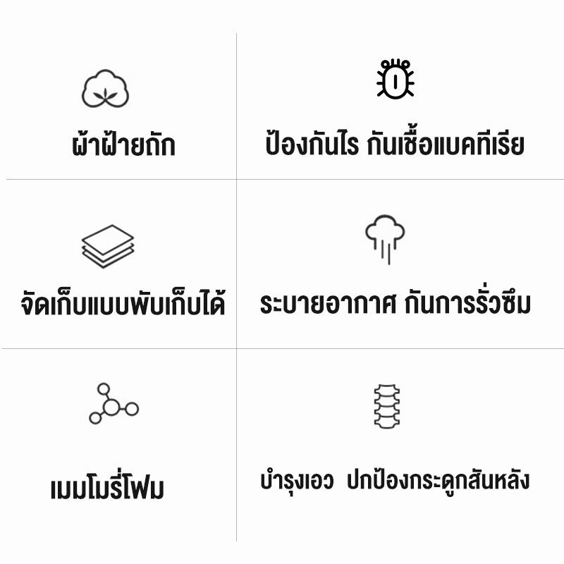 FL ที่นอน ที่นอนยางพารา  3ฟุต 3.5ฟุต 5ฟุต 6ฟุต  กันไรฝุ่น แก้ปวดหลัง นุ่มสบาย ที่นอนเพื่อสุขภาพ ที่นอนยางพาราแท้ 100%COD