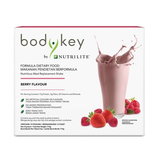 BodyKey by Amway NUTRILITE ผลิตภัณฑ์ทดแทนมื้ออาหาร ( ขนาด 714 G.) (14ซอง)