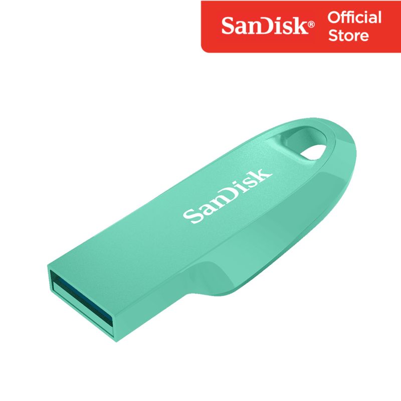 SanDisk:Ultra Curve 128GB Flash drive USB3.2,สีเขียว