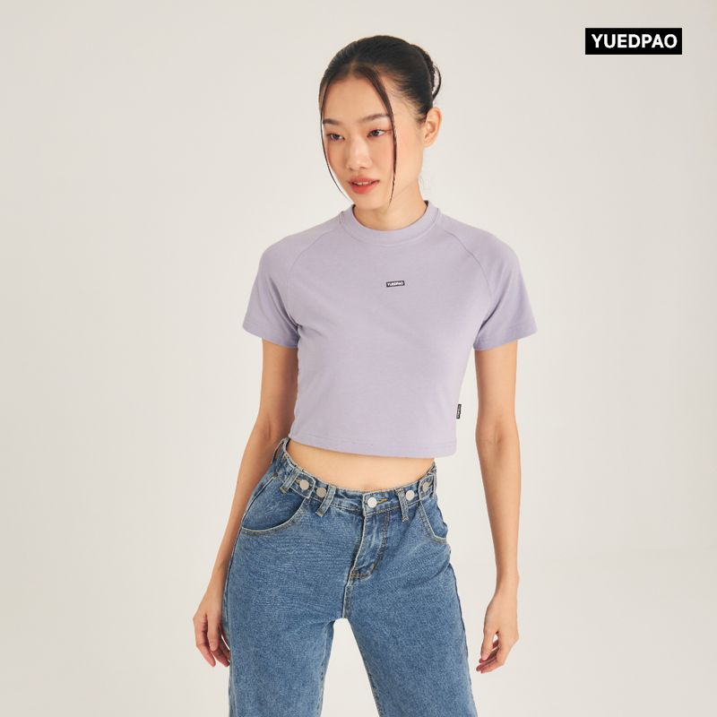 Yuedpao (ใหม่ล่าสุด!!) เสื้อยืด Super Tee Crop Multi Function Set Blueberry Pie