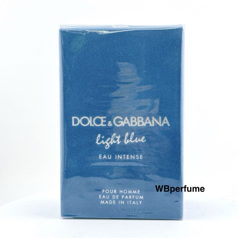 น้ำหอมแท้100% DOLCE & GABBANA น้ำหอม Light Blue Pour Homme Eau Intense Edp ปริมาณ 100 มล.