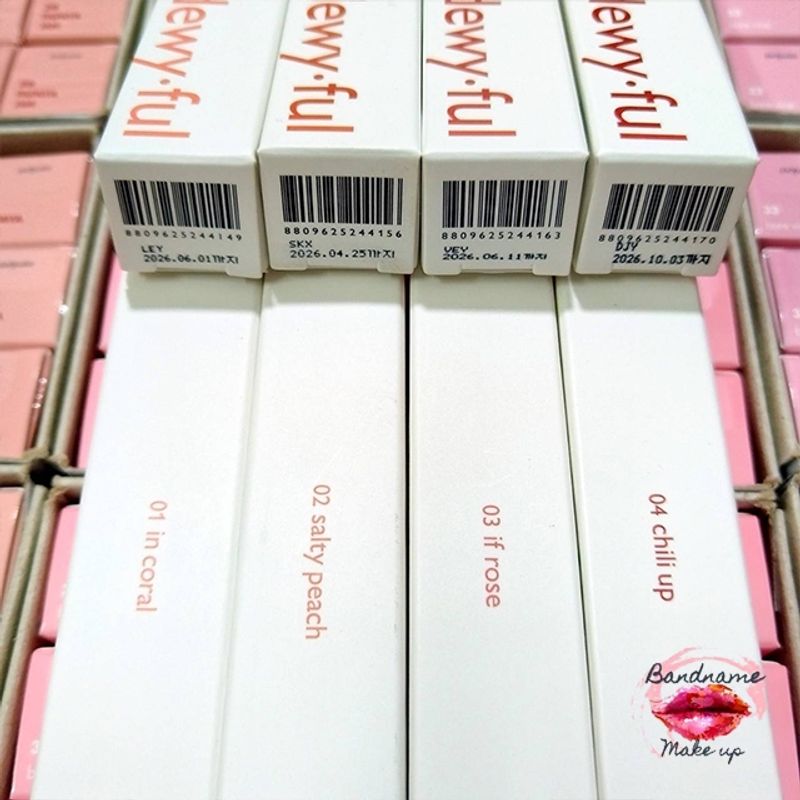 💦💘ของแท้100%//ลิปโรแมนด์ โลแมน Dewy ful Water Tint ลิปทิ้นปากฉ่ำวาว Romand Rom&nd romand 💦💘