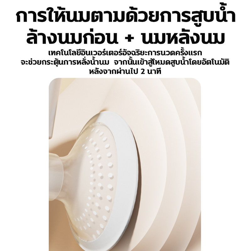 เครื่องปั๊มนมไฟฟ้า ที่ปั้มนมไฟฟ้า 180ml 2000mAh เครื่องปั๊มไร้สาย 4 โหมด แรงดูด15 เกียร์ วัสดุเกรดอาหาร เครื่องปั๊มนมพกพา เครื่องปั๊มนม ปั๊มนม