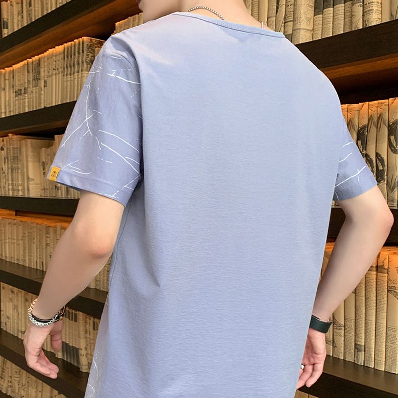 QDshop มาแรงสุดๆ🧨เสื้อยืดลำลอง เสื้อยืดลำลองแฟชั่นผู้ชาย สีพื้น เรียบหรูดูดี ใส่แล้วดูสุขุม ผ้าเบาสบาย คุณผู้ชายควรมีติดไว้🐥