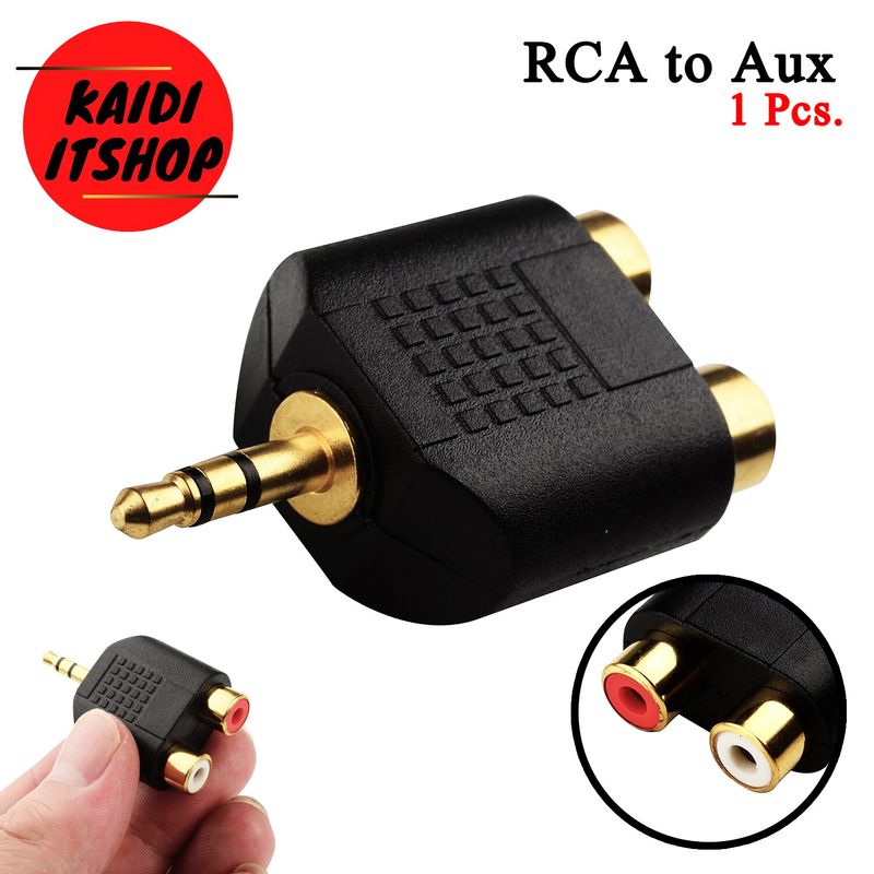 Jack Rca to Aux 3.5mm Adaper