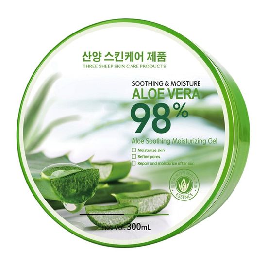 เจลว่านหางจระเข้ Nature Republic Aloe Vera 98% 300ml ช่วย บำรุงผิวให้ชุ่มชื่นทั้งผิวหน้าและผิวกาย