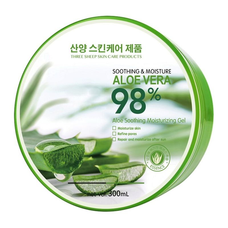 เจลว่านหางจระเข้ Nature Republic Aloe Vera 98% 300ml ช่วย บำรุงผิวให้ชุ่มชื่นทั้งผิวหน้าและผิวกาย