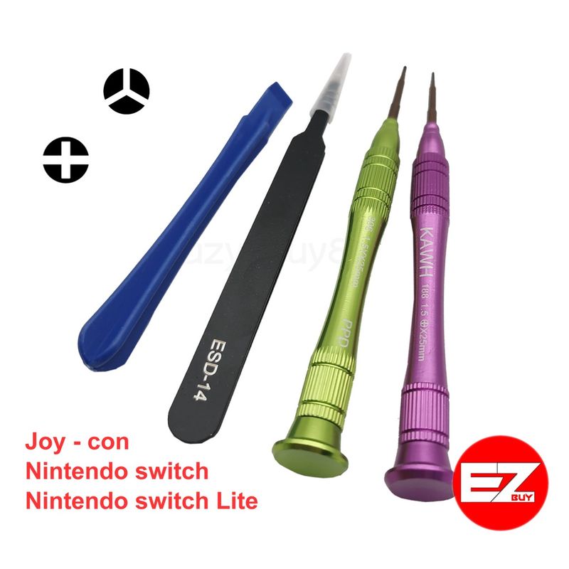 ไขควงสำหรับเครื่องNIntendo Switch  , Joy- con  1ชุดไขควงมี 4 ชิ้น