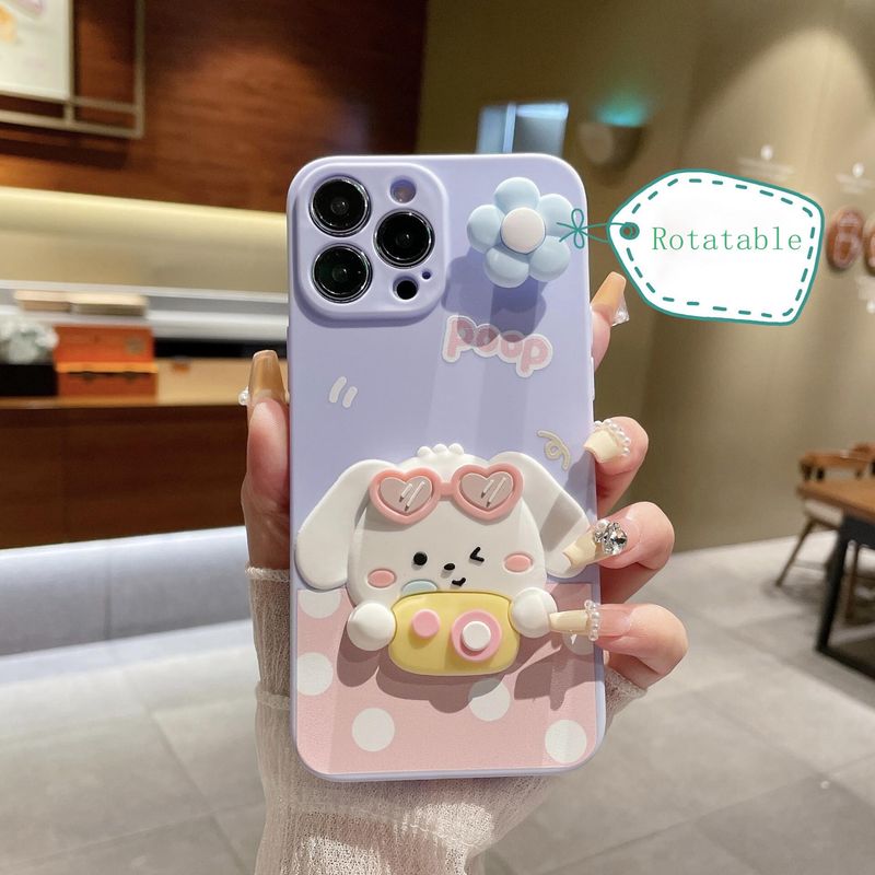 A38ของ A18 OPPO A17K A17 A78 Reno 8T 8Z 7Z 6Z A96 A76 A16 A95 X5 A15S เคสโทรศัพท์ A15 X3การ์ตูนลูกสุนัขนุ่มน่ารัก