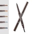 ดินสอเขียนคิ้วพร้อมแปรงกันน้ำกันเหงื่อติดทนที่เขียนเขียนคิ้วDouble eyebrow pencil-8018