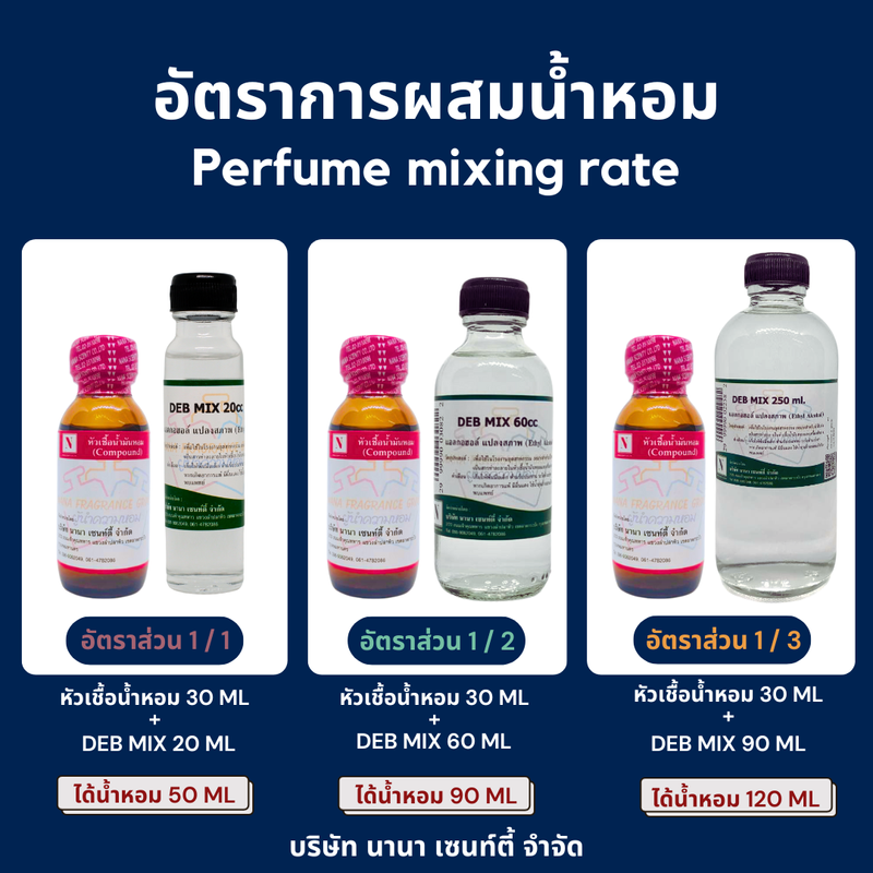 หัวเชื้อน้ำหอม 100% กลิ่นมิดไนท์ ทู (MID NIT 2 ) ไม่ผสมแอลกอฮอล์