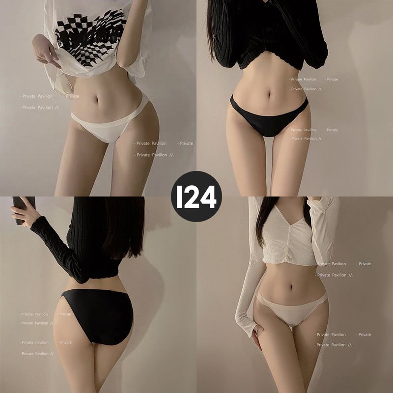 Babybra_shop กางเกงใน สายข้างเอวเดี่ยว บิกินี่ไร้ขอบ เอวต่ำ สวมใส่สบาย ผ้านุ่ม สำหรับผู้หญิง ADCBI18