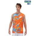 เสื้อกีฬาแบดมินตันแขนกุดสำหรับผู้ชาย,men's orange tops,4XL