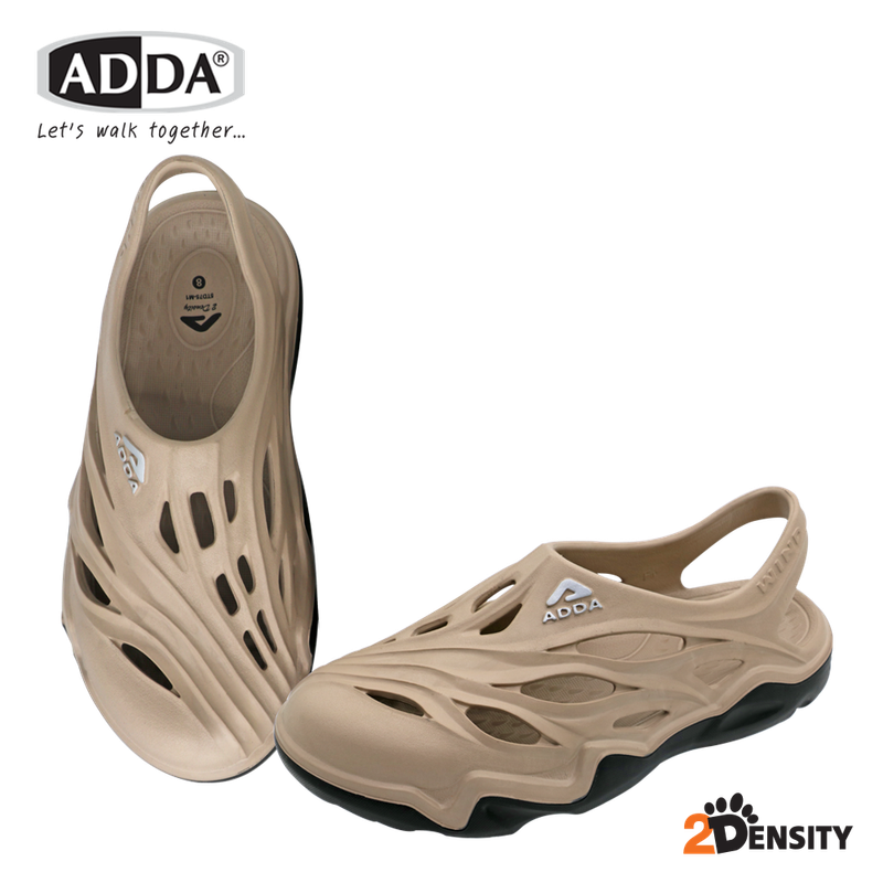 Adda 2Density รองเท้าแตะ รองเท้าลำลอง สำหรับผู้ชาย แบบรัดส้นสวมหัวโต รุ่น 5TD75M1 (ไซส์ 7-11)