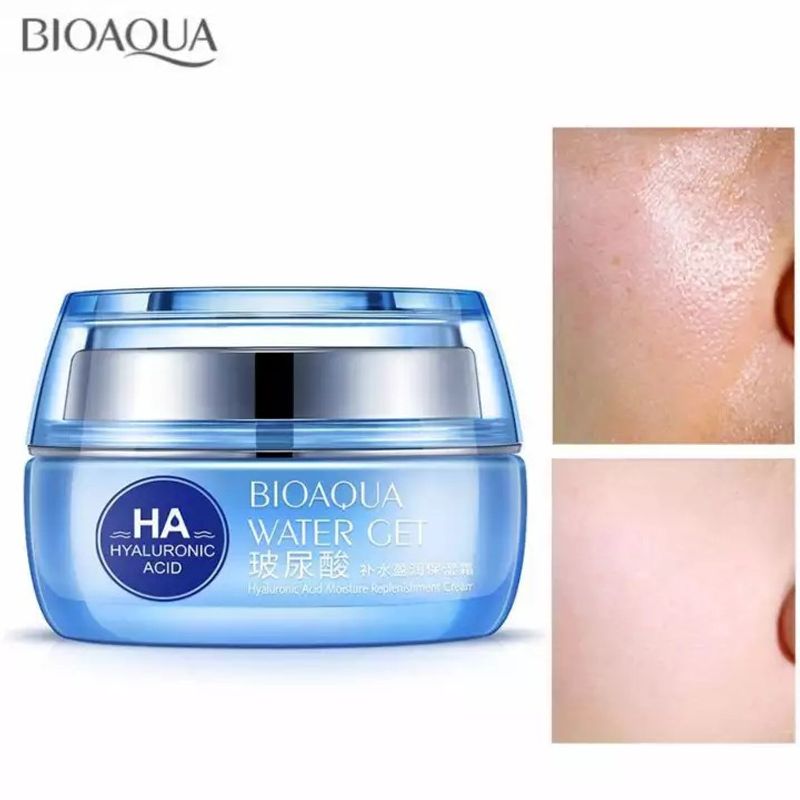 BIOAQUA Hyaruronic Hydra Cream 50g ผิวขาวกระจ่างใสชุ่มชื่น จบทุกปัญหาผิว ครีมบำรุงหน้า ต่อต้านริ้วรอย-3955