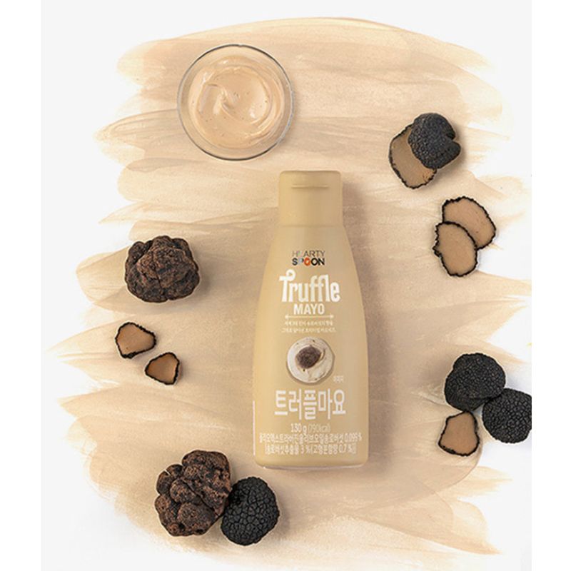 🍶TRUFFLE MAYO🍶 ทรัฟเฟิล มาโย มายองเนสเห็ดทรัฟเฟิล ฮาร์ทตี้สปูน มายองเนสเกาหลี 트러플마요